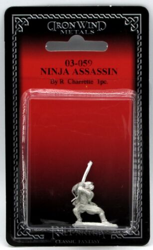 Ral Partha 03-059 Ninja Assassin Player Character Oriental Rogue Spy Warrior