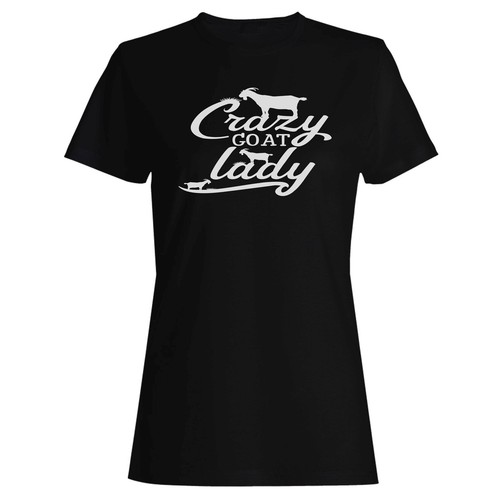 Crazy Goat Lady Ladies T-shirt//Tank Top t532f