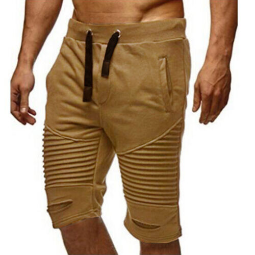 Men Casual Short Pants Fitness Gym Work Running Bottoms Sports Wear Beach Shorts