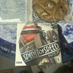 Spirit of Speed 1937 (Sega Dreamcast, 2000) CIB con scheda di registrazione. Copia molto pulita