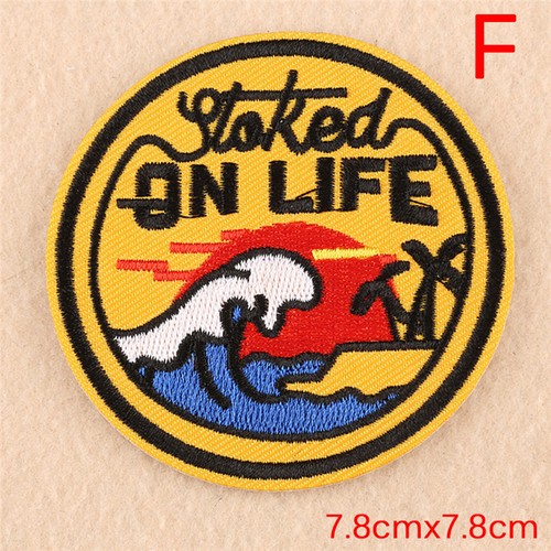Embroidery Sew Iron On Patch Badge Transfer Fabric Bag Hat Jeans Applique BRASK
