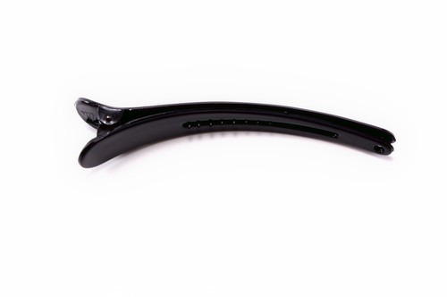 5pc// 12cm Large Black Ibis Bill Alligator Hairclip Pin Barrette Hair Bun Clamp