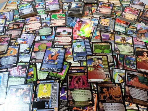 RANDOM LOT X100 DRAGON BALL Z//GT CCG SCORE CARDS 2 PROMO 4 FOIL 8 R 28 UNC 58 CO