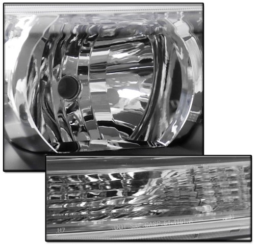 FOR 06-08 SUZUKI GRAND VITARA CLEAR REPLACEMENT HEADLIGHTS HEADLAMP W//10000K HID