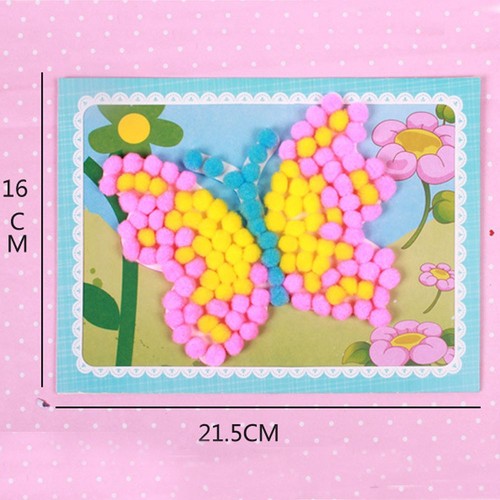 Baby Kids Children Cartoon Crafts Educational Puzzles Toys Handmade Material
