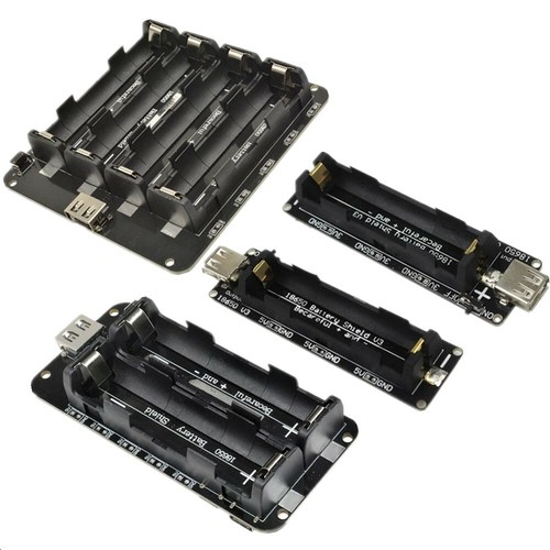 1//2//4 Slot V3V8//V9 USB Mobile Power Bank 18650 Battery Shield Holder For Arduino