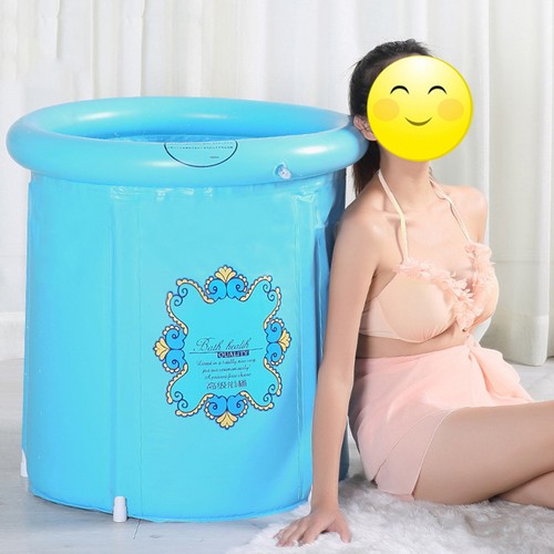 Folding tub Portable Plastic Tub Foldable Water Home Single Spa Massage
