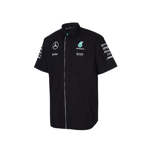 SHIRT Mercedes AMG Petronas F1 Team Formula One 1 Raceshirt NEW Black