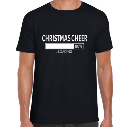 Unisex T Shirt Christmas Cheer Now Loading Funny Mens grabmybits xmas tee