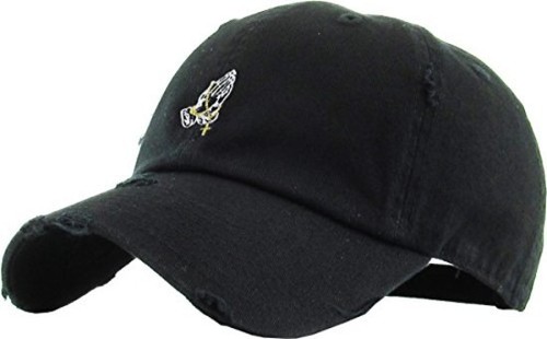 KBETHOS Praying Hands Rosary Dad Hat Baseball Cap Unconstructed Polo Style Adjus