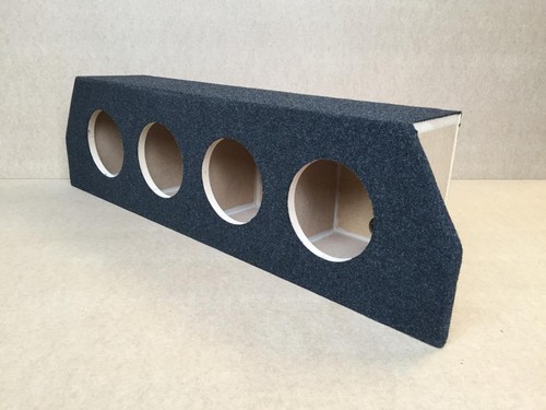4 8/" Subs For a 2012-2015 Chevy Camaro Custom Sub Box Subwoofer Enclosure