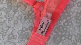 AGENT PROVOCATEUR RARE VINTAGE ORANGE BRITTNIE BRA SIZE 34B