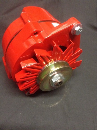 1964-72 CHEVY CHEVELLE 135 AMP HIGH OUTPUT ALTERNATOR POWDER COATED RED