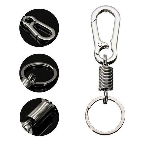 Elstahl Frühling Schlüsselanhänger Karabiner Schnalle Gürtelclip Prof S9F6 J2X1