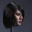 【FREE SHIPPING】1//6 Asian Female SHORT Hair Head Sculpt for SUNTAN PHICEN