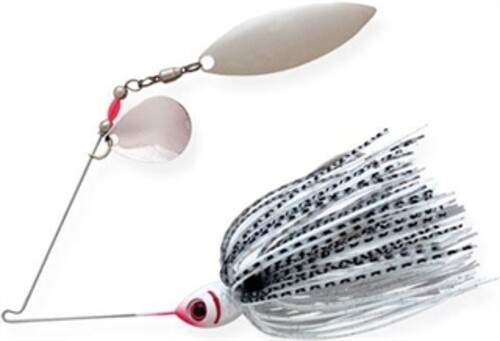Lot 3 Booyah BYBT38635 Silver Shad 3//8 Ounce Tandem Spinnerbait Lure Fishing