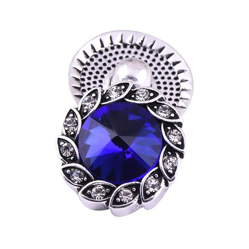 Hot 3D Crystal Chunk Charm Snap Button Fit For Noosa Necklace//Bracelet NSKZ214