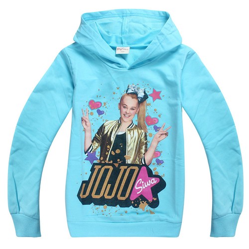 Jojo Siwa Kids Boys Girls Clothes Hoodies Sweatshirt Hoodie Top Coat Gift