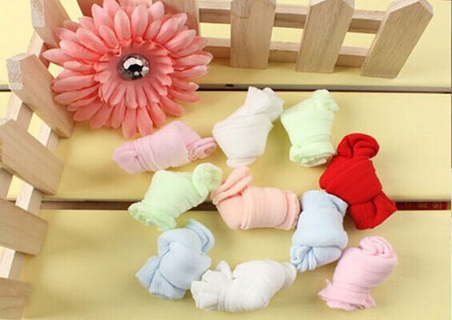 5 Pair Cute Newborn Baby Girls Boys Soft Socks Mixed Color New Design Best HK