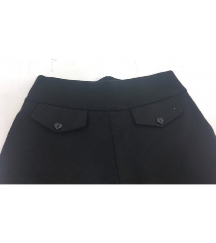 Girls Ex Store Black Jersey Stretch School Trousers Ages 5,6,7,8 Years NEW