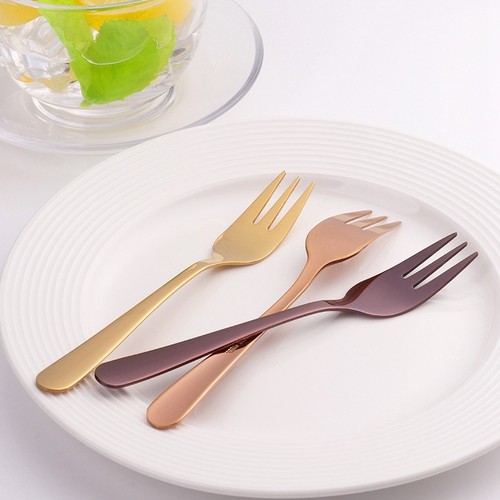 1PC Dinner Fork Stainless Steel Salad Fruit Forks Serving Flatware Table Cutlery