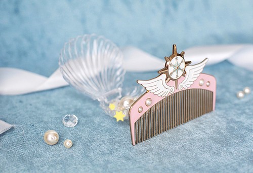 US!Girls Cardcaptor Sakura Fancy Anti-static Comb Fans Collection Birthday Gifts