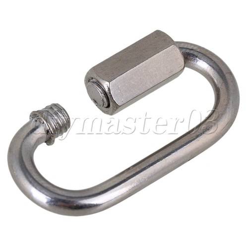 5x M3.5 Edelstahl 304 schnell Link Kettenverschluss Karabiner mit Schraube