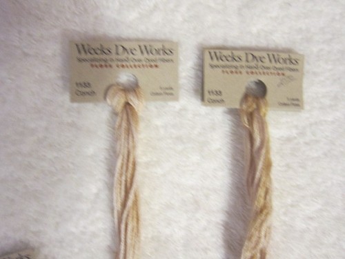 WEEKS DYE WORKS OVERDYED FLOSS THREAD CONCH 5 YARD SKEIN