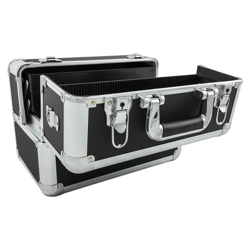 anndora Beauty Case 20 Liter Schwarz Multikoffer Etagenkoffer Transportkoffer