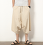 Men/'s Japanese Samurai Boho Harem Hakama Linen Cotton Pants Trousers Shorts HOT