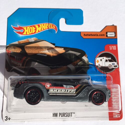 Hot Wheels HW Pursuit 2017 Treasure Hunt Car On Short Card HW Rescue
