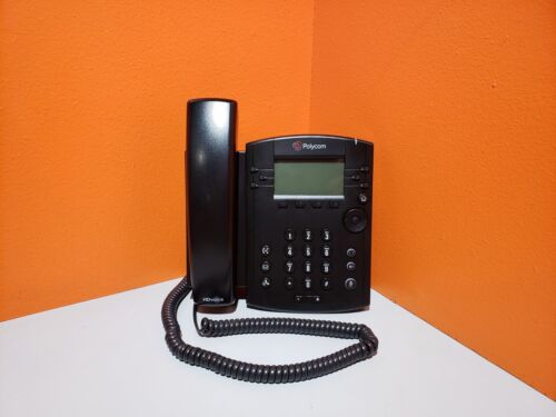Polycom VVX 301 6 Lines PoE SIP VoIP Business Media Phone Refurbished