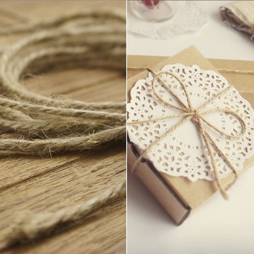 Corde de ficelle de corde de chanvre de jute brune de mode de fabrication de BK2
