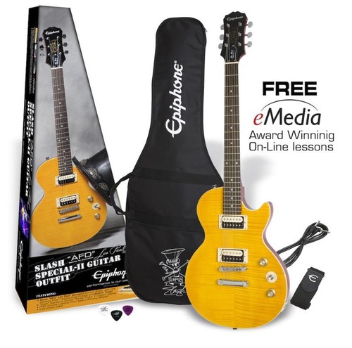 Epiphone Slash /'AFD Les Paul Special-II Guitar Outfit Appetite Amber