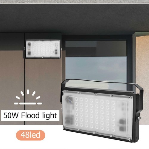 48LED Flood Light Wall Light 50W 85-265V Garden Street Projection Lamp Projector
