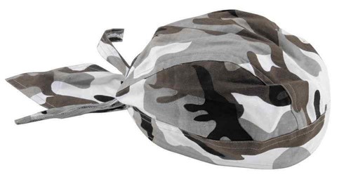 2014 Zan Headgear Motorcycle Riding Gear Urban Camouflage Flydanna Headwrap