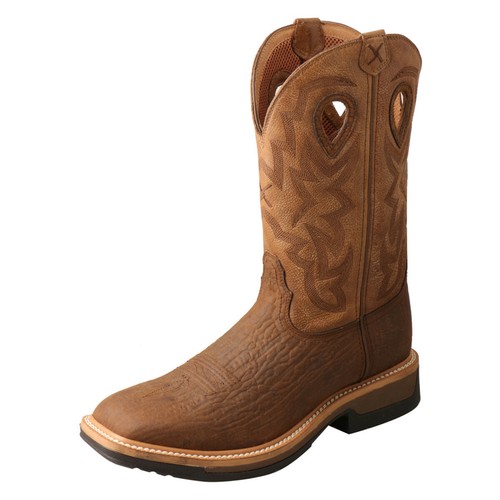 Details about / Twisted X MEN/'S 12/" LITE WESTERN WORK BOOT WP Brown MLCWW05