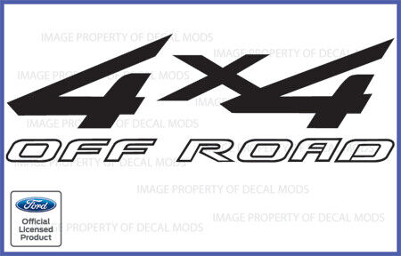 Set of 1999 Ford F250 F350 Super Duty 4x4 Off Road Decals Graphics Bed Stickers