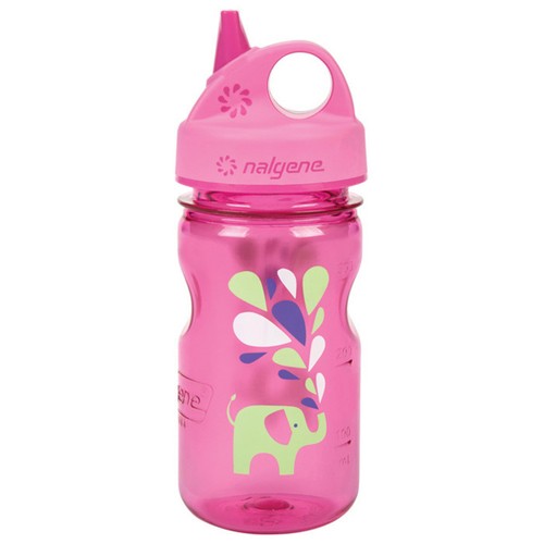 Nalgene Grip-N-Gulp Rose avec éléphant