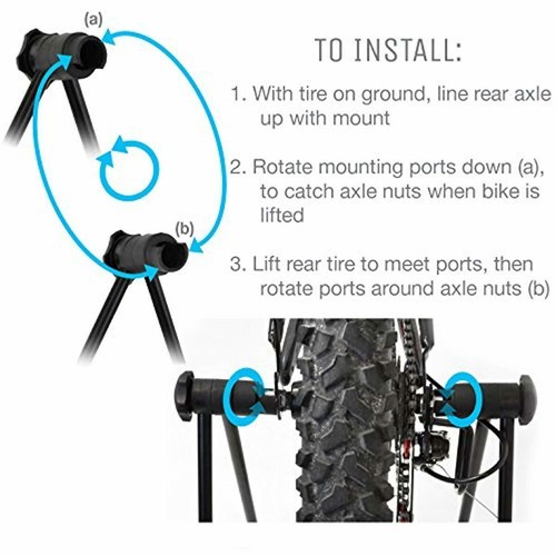 Lumintrail Home Trainer Stationary Bike Cycle Stand Exercise Training Repair