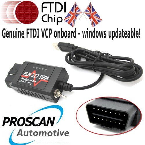 Fits Ford USB Scanner OBD2 Diagnostic Car Fault Tool Code Reader CAN EOBD OBDII