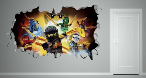 Lego Ninjago Custom Wall Decals 3D Wall Stickers Art R02