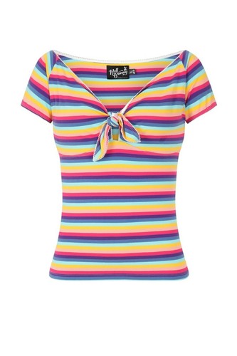 3xl Hell bunny Harmony rainbow top plus size 2xl 4xl
