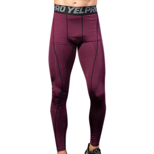 Men Compression Base Layer Leggings Running Sport Gym Pants Stretch Trousers HOT