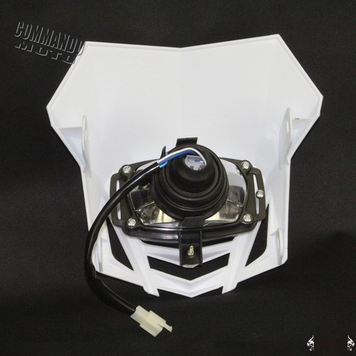 Motorbike MX Dirt Bike Off Road Headlight Head Lamp Fairing For Kawasaki KLX250R
