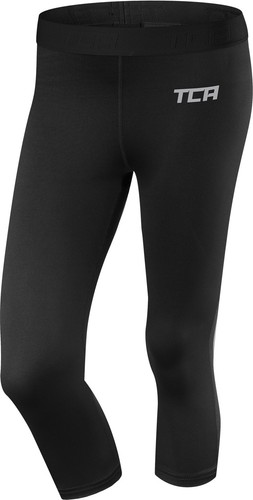 TCA Performance Womens Capri Tights Black 3//4 Soft Touch Quarter Gym Run Sport