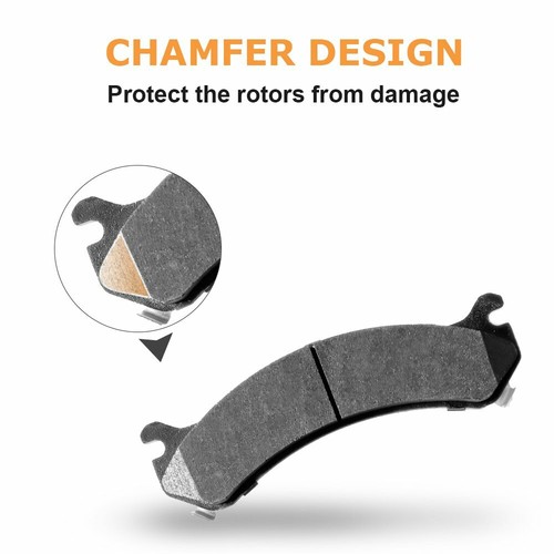 Front /& Rear Ceramic Brake Pads for Chevy Silverado 1500 HD GMC Sierra 1500 HD