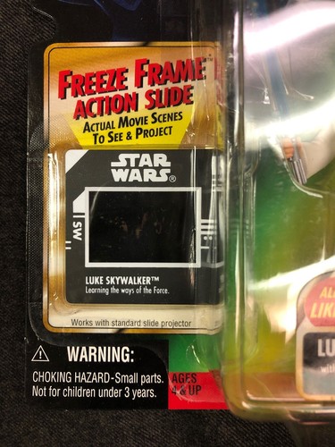 1997 Star Wars Luke Skywalker avec Blast shield Casque et Freeze Frame
