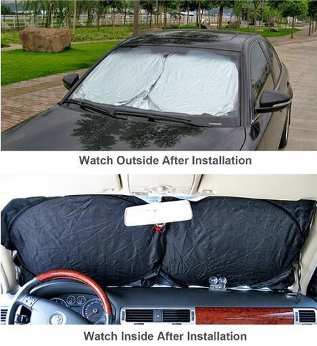 6 pcs Car Side Front Back Window Sunscreen Sun Shade Visor Cover UV protection
