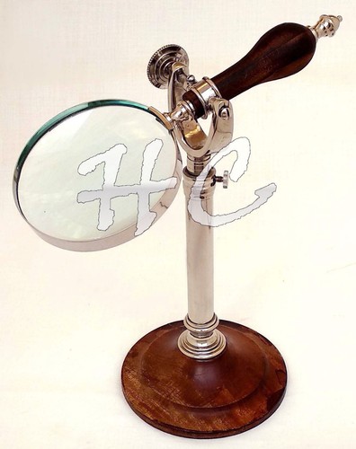 Nautical Brass Magnifying Glass 12/" Antique Magnifier Office Desk Accessories